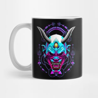 oni japanese demon samurai Mug